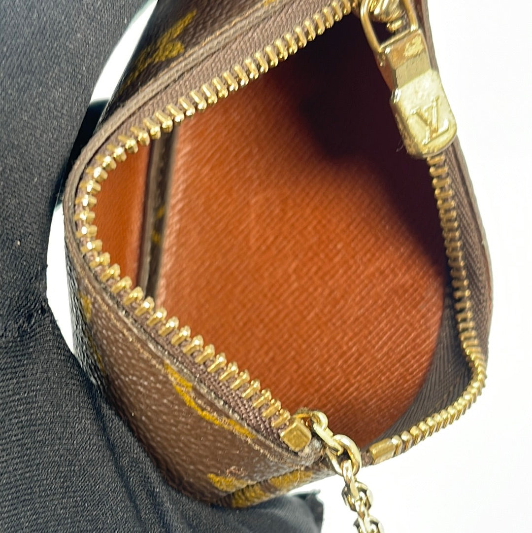 Louis Vuitton Pochette Cles Coin Purse Wallet Monogram M62650 CA0978 18833