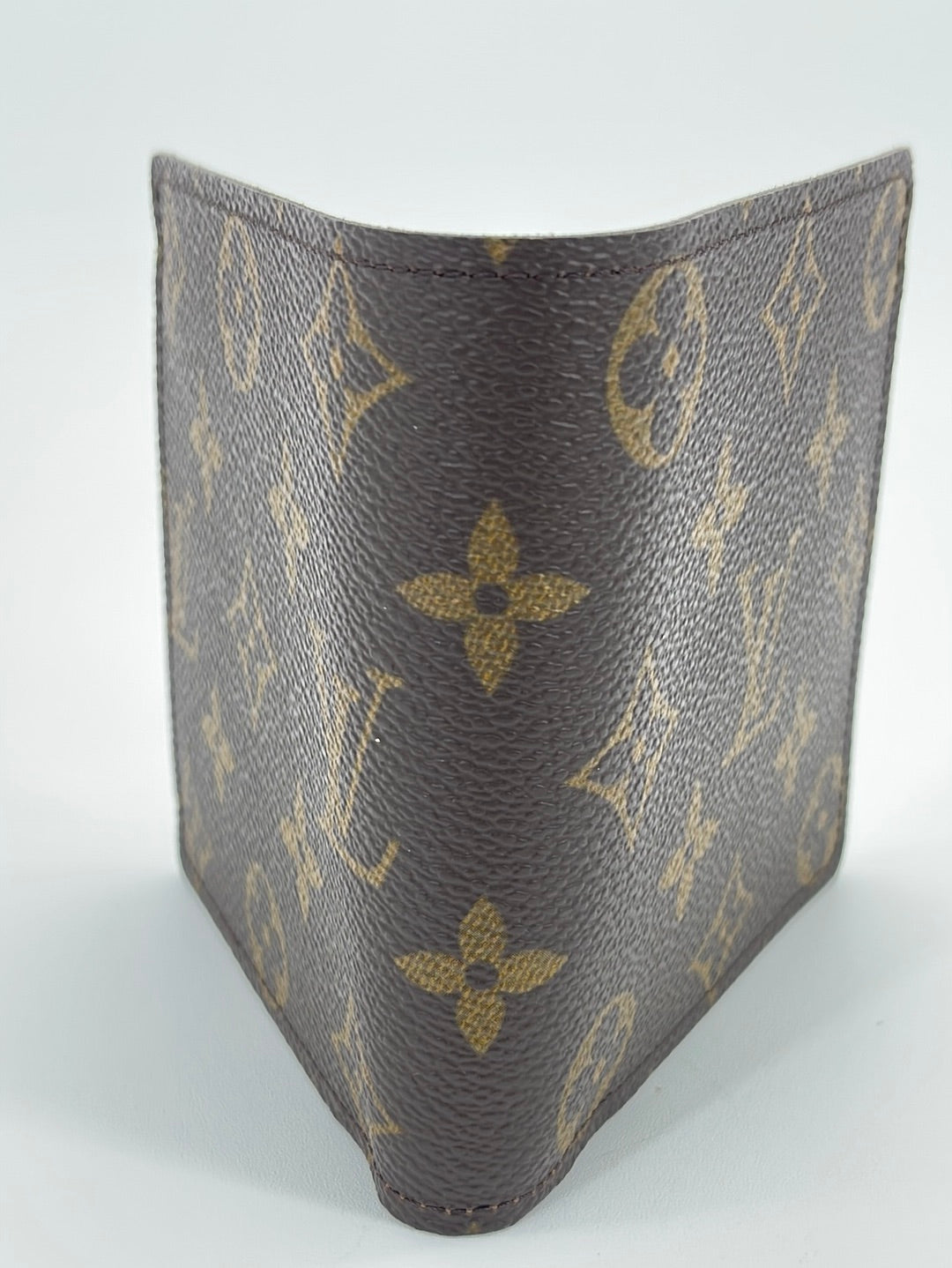 Louis Vuitton Vintage Monogram Canvas Bifold Credit Card Wallet Brown Cloth  ref.501082 - Joli Closet