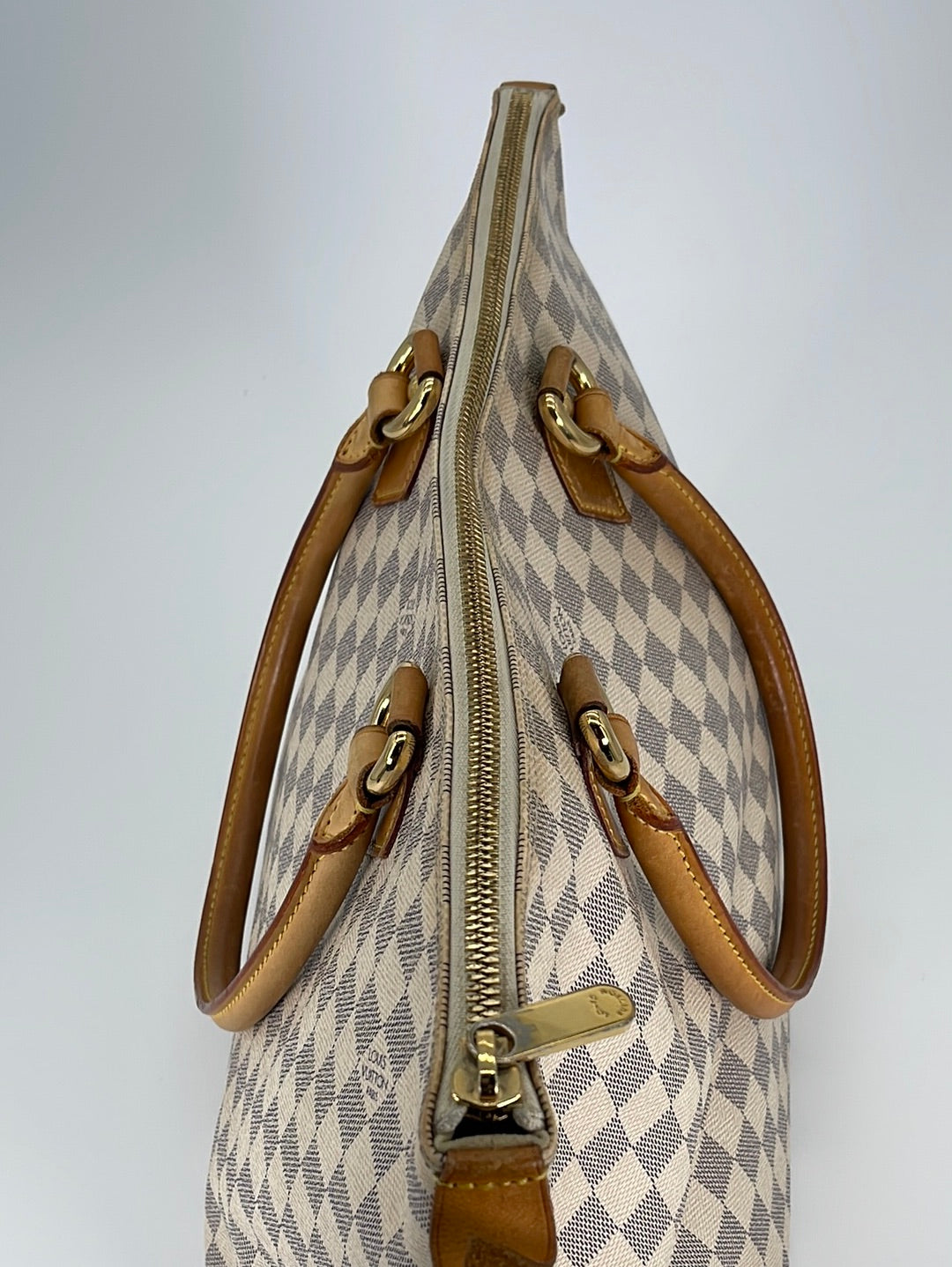 White Louis Vuitton Damier Azur Saleya GM Tote Bag – Designer Revival