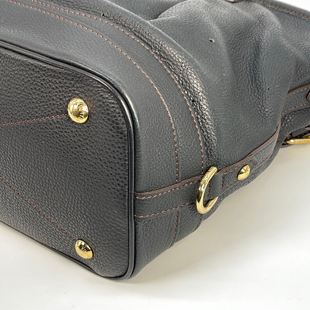 Preloved Louis Vuitton Laser Cut Monogram Black Leather Stellar Handba –  KimmieBBags LLC