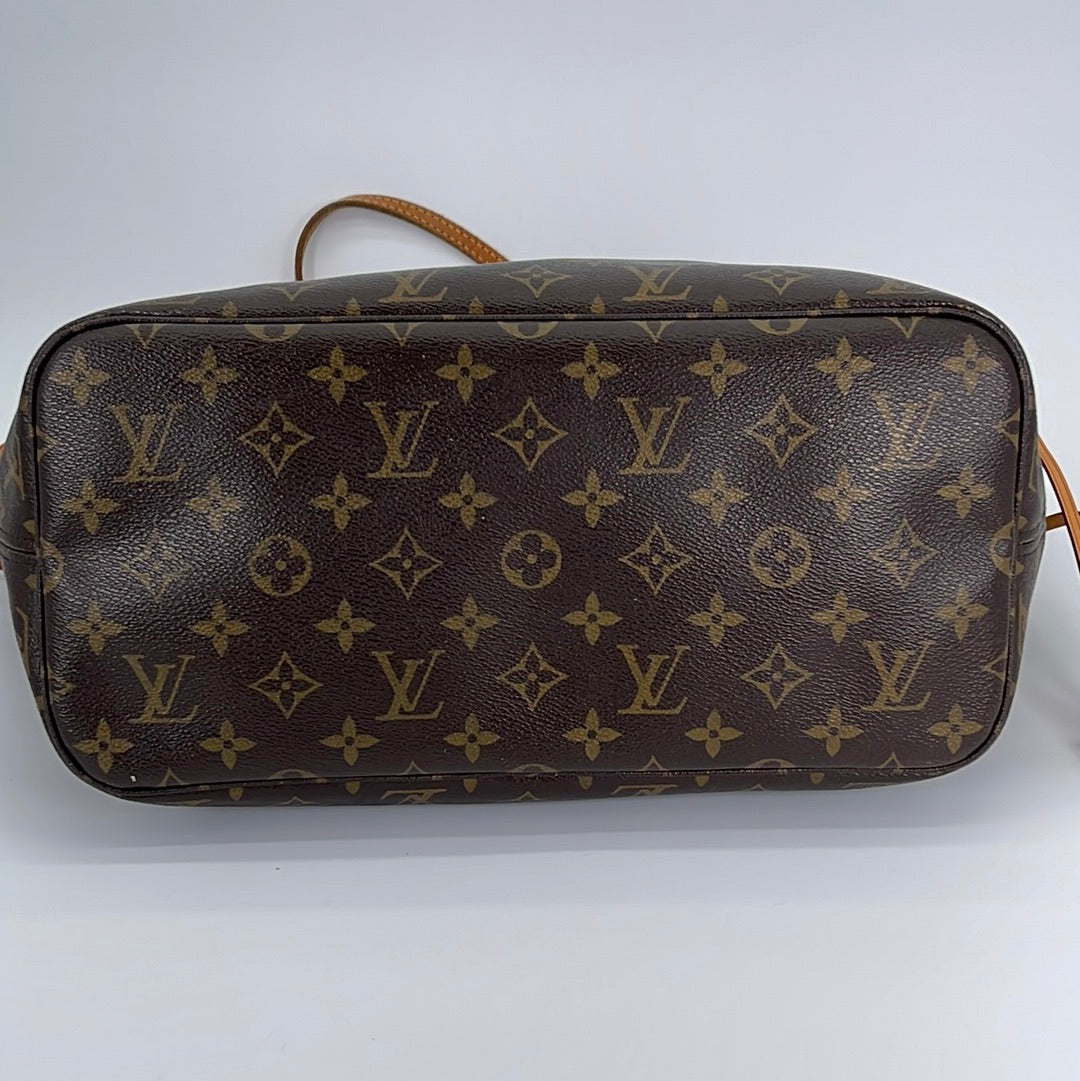 3ac2348] Auth Louis Vuitton Tote Bag Monogram Neverfull MM LV×YK M46447