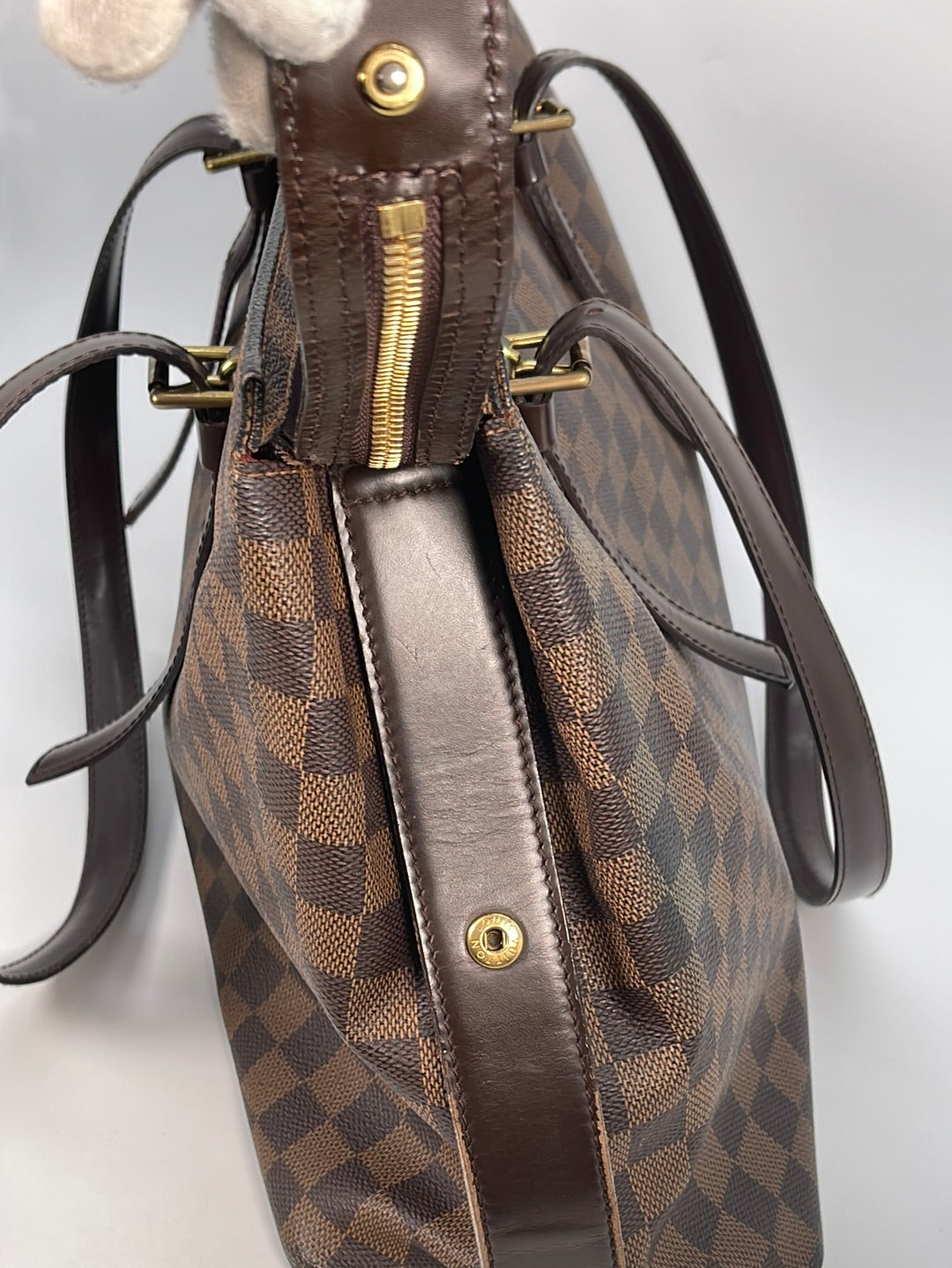 Louis Vuitton Brown Damier Ebene Chelsea Cloth ref.981317 - Joli Closet