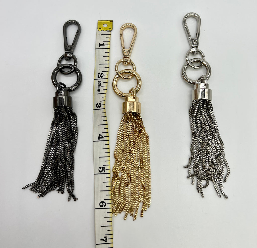 KimmieBBags LLC New Metal Purse Chain Straps Short 23.75 and Long 47 - Various Lengths 23.5” Silver Chain Strap Length Short