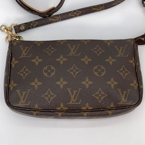 Louis Vuitton Monogram Pochette Accessoires Handbag w Dustbag +  Box/Shopping Bag