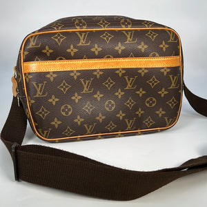 Louis Vuitton // Brown Monogram PM Reporter Bag – VSP Consignment