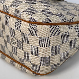 Auth Louis Vuitton Damier Azur Siracusa MM Shoulder Bag N41112 MI4181