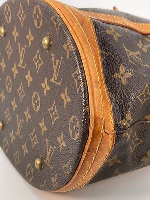 Vintage Louis Vuitton GM Bucket Monogram Bag DK1127 032923