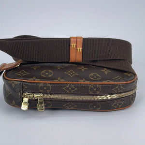 Louis Vuitton Monogram Pochette Gange M51870 Crossbody Bag Authentic 10764