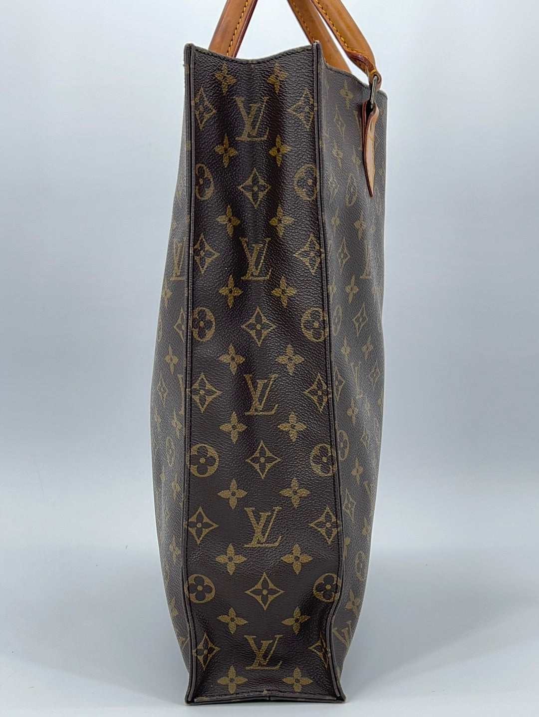 Authentic Louis Vuitton Sac Plat Vintage Handbag Browns Monogram