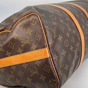 Louis Vuitton Vintage Brown Monogram Keepall 45 Bandoulière Travel Bag, Best Price and Reviews