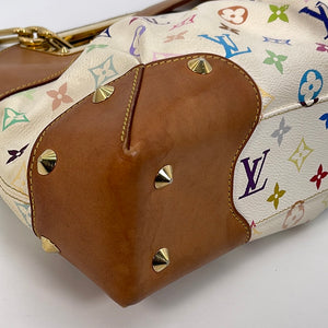 White Louis Vuitton Monogram Multicolore Judy MM Shoulder Bag – Designer  Revival