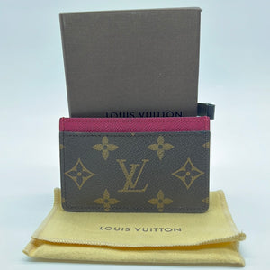 Louis Vuitton Monogram Fuchsia Card Holder in 2023