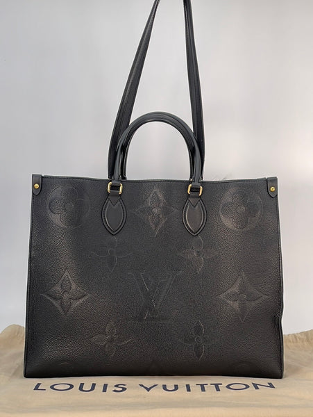 Louis Vuitton GM Monogram On The Go Tote - Black - EXCELLENT CONDITION!