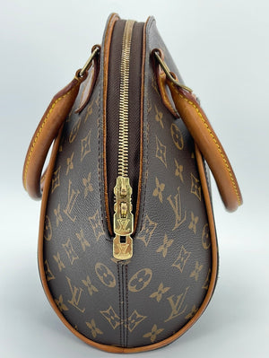 Louis Vuitton Ellipse Satchel PM Brown Leather/Canvas