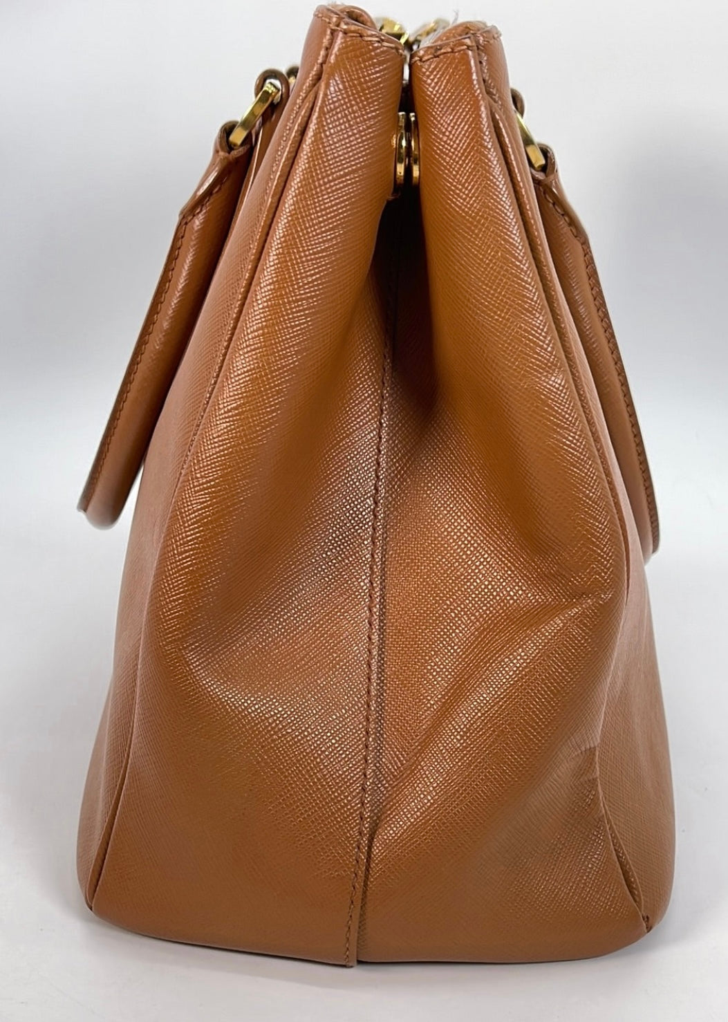 Galleria Double Zip Tote Large  Used & Preloved Prada Tote Bag