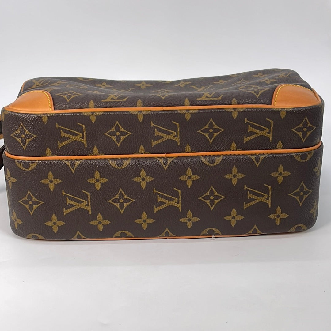 Auth Louis Vuitton Vintage Monogram Nile Shoulder Bag 0J150110n"
