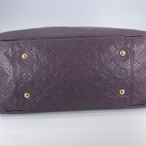 Artsy leather handbag Louis Vuitton Purple in Leather - 36239090