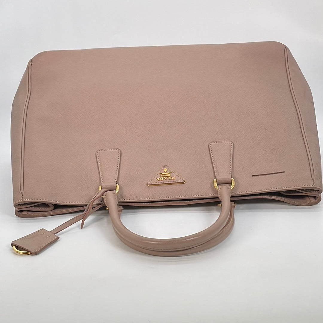 Prada // Blue Saffiano Leather Large Galleria Bag – VSP Consignment
