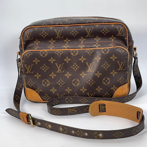 Pre-loved Louis Vuitton Vintage Nile Cloth Crossbody Bag Monogram