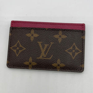 Louis Vuitton - Card Holder Leather Fuchsia