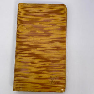Louis Vuitton Yellow Epi Leather Compact Billets Bi-Fold Wallet