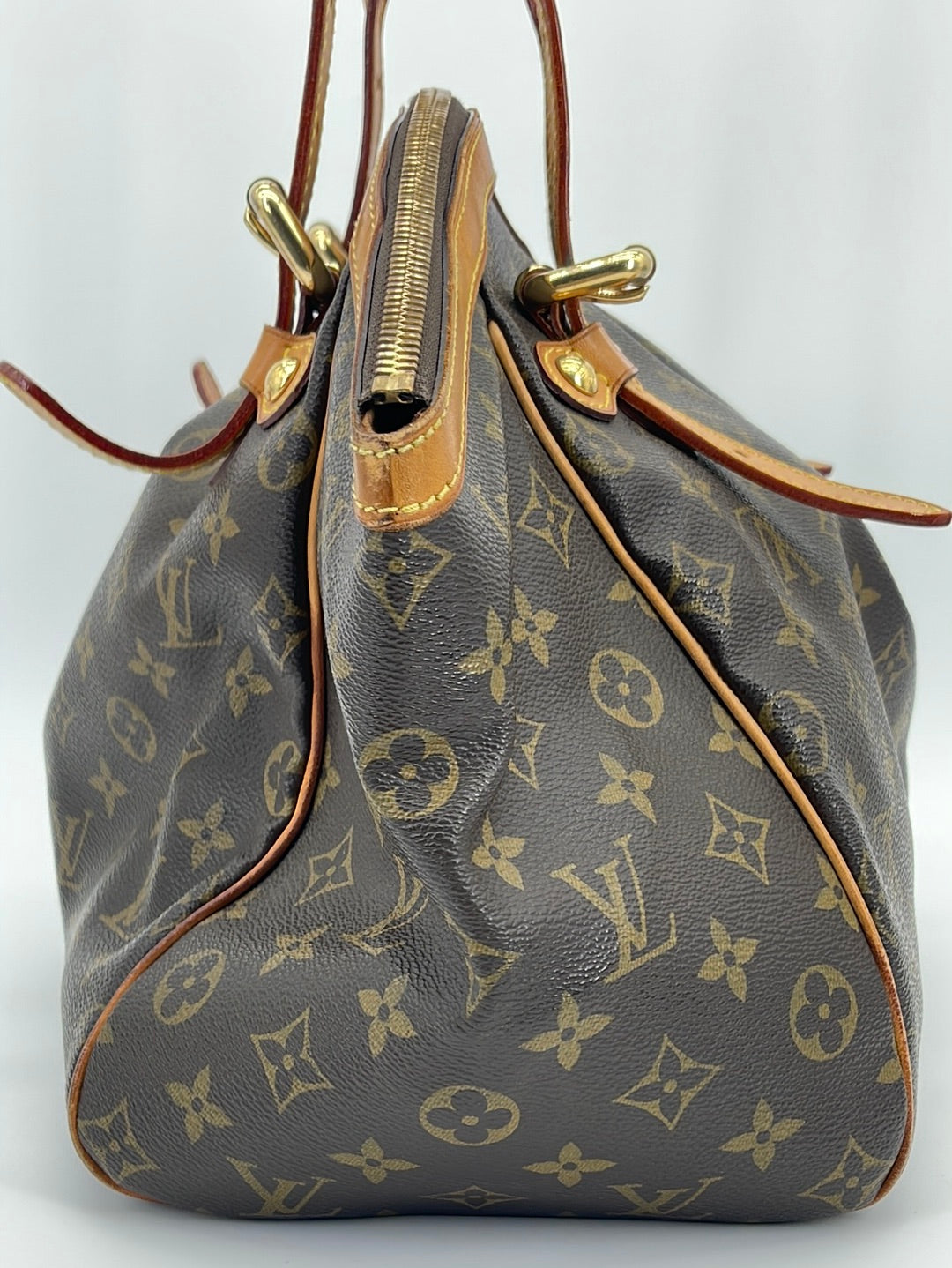 🌸Louis Vuitton Tivoli GM Monogram Satchel Shoulder Tote Bag (SP2141)+Dust  Bag🌸