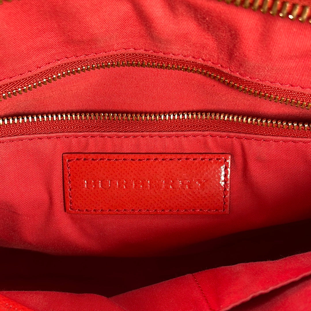 Burberry Haymarket Check Ombre Coated Canvas Liberton Satchel Bag