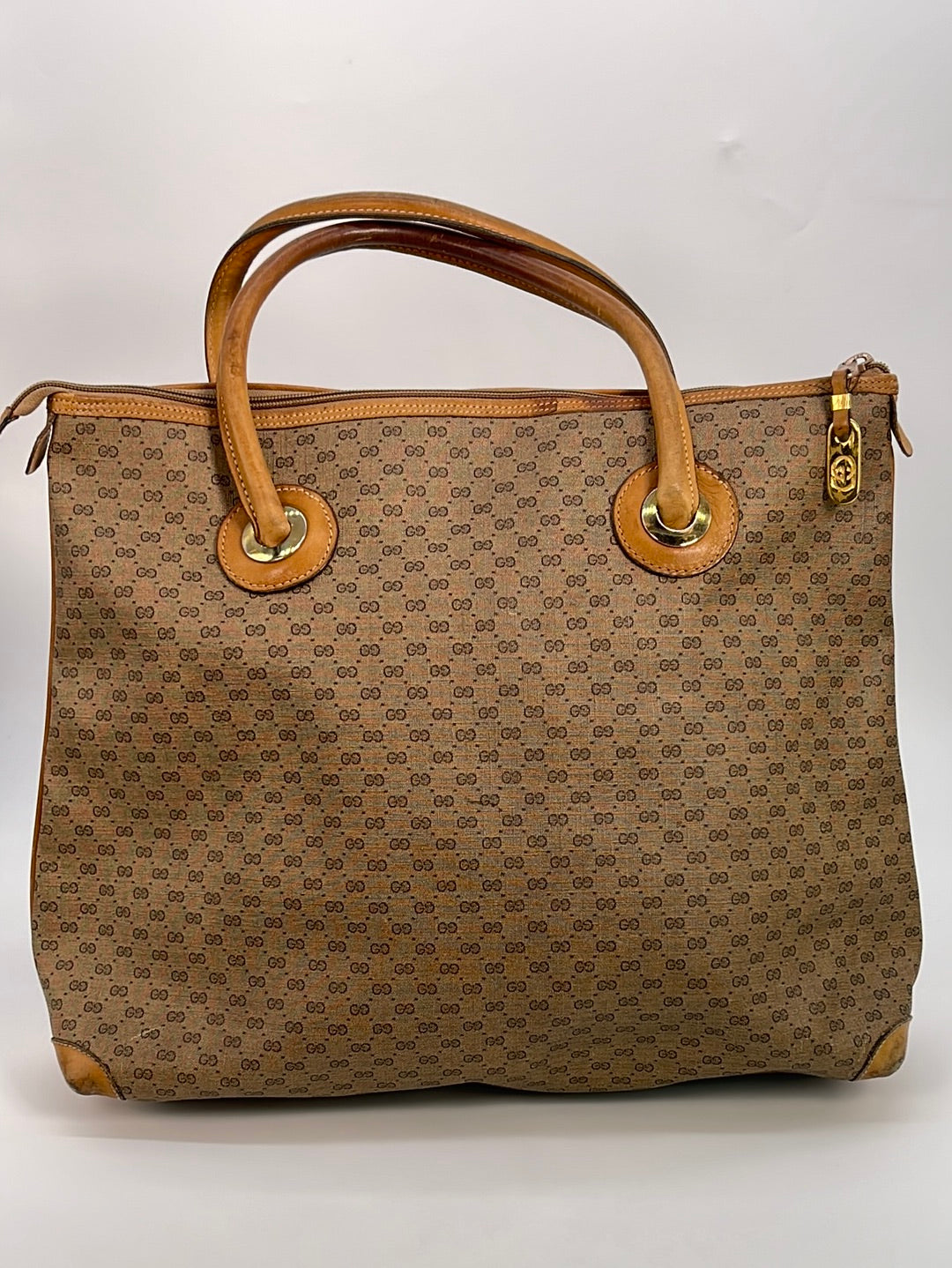 Vintage Gucci GG Canvas Princy Tote Bag 163805002404 092723