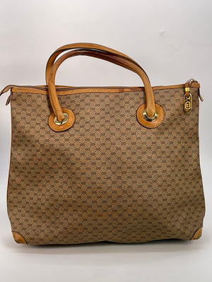 Gucci, Bags, Vintage Gucci Dark Brown Velvet Tote Bag Purse
