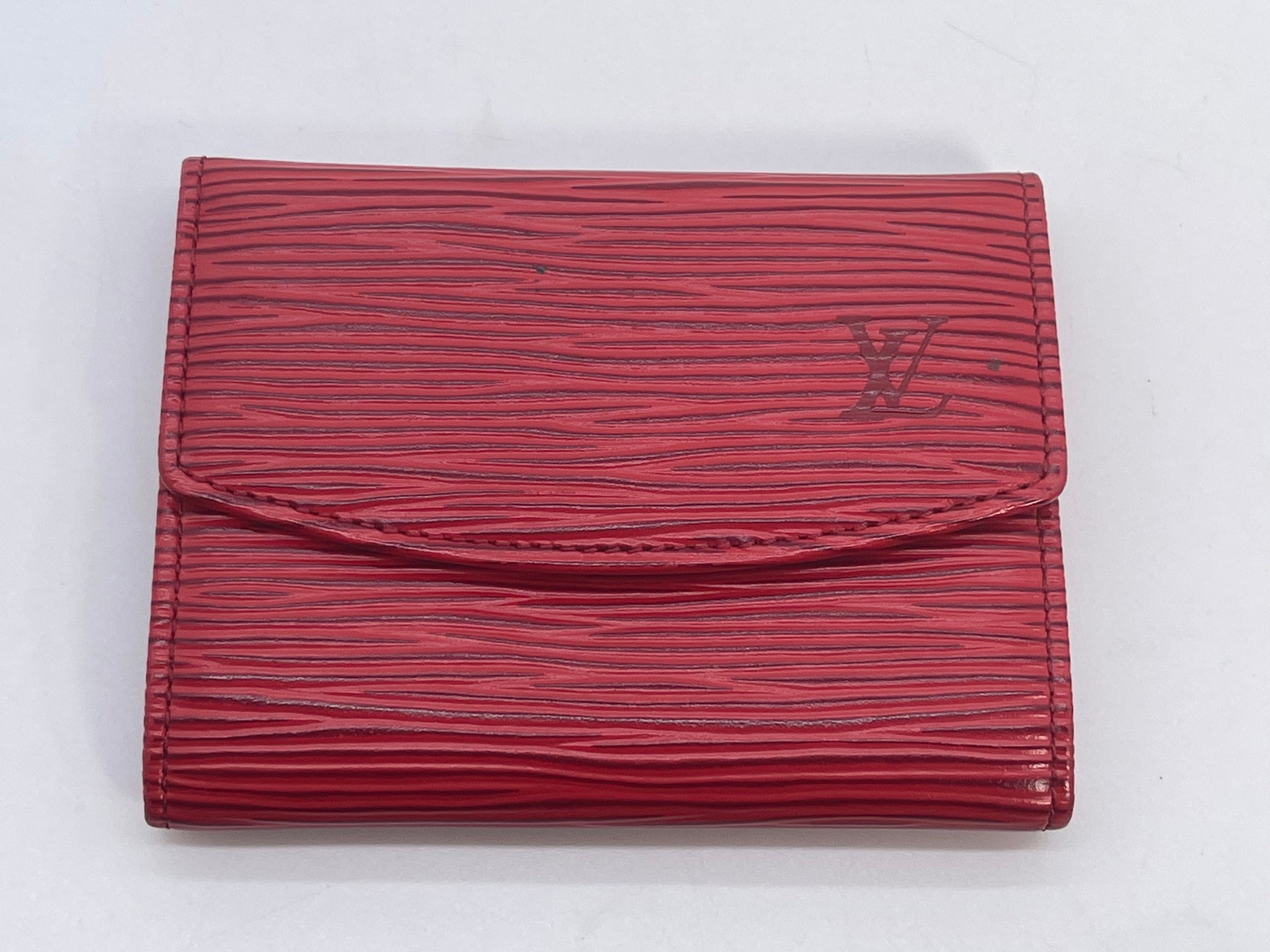 PRELOVED Louis Vuitton Red Epi Card Wallet MI1904 012523 – KimmieBBags LLC