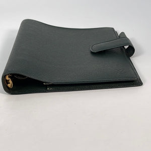 Authentic Louis Vuitton Forest Green Taiga Leather Agenda GM MI0975 01 –  KimmieBBags LLC