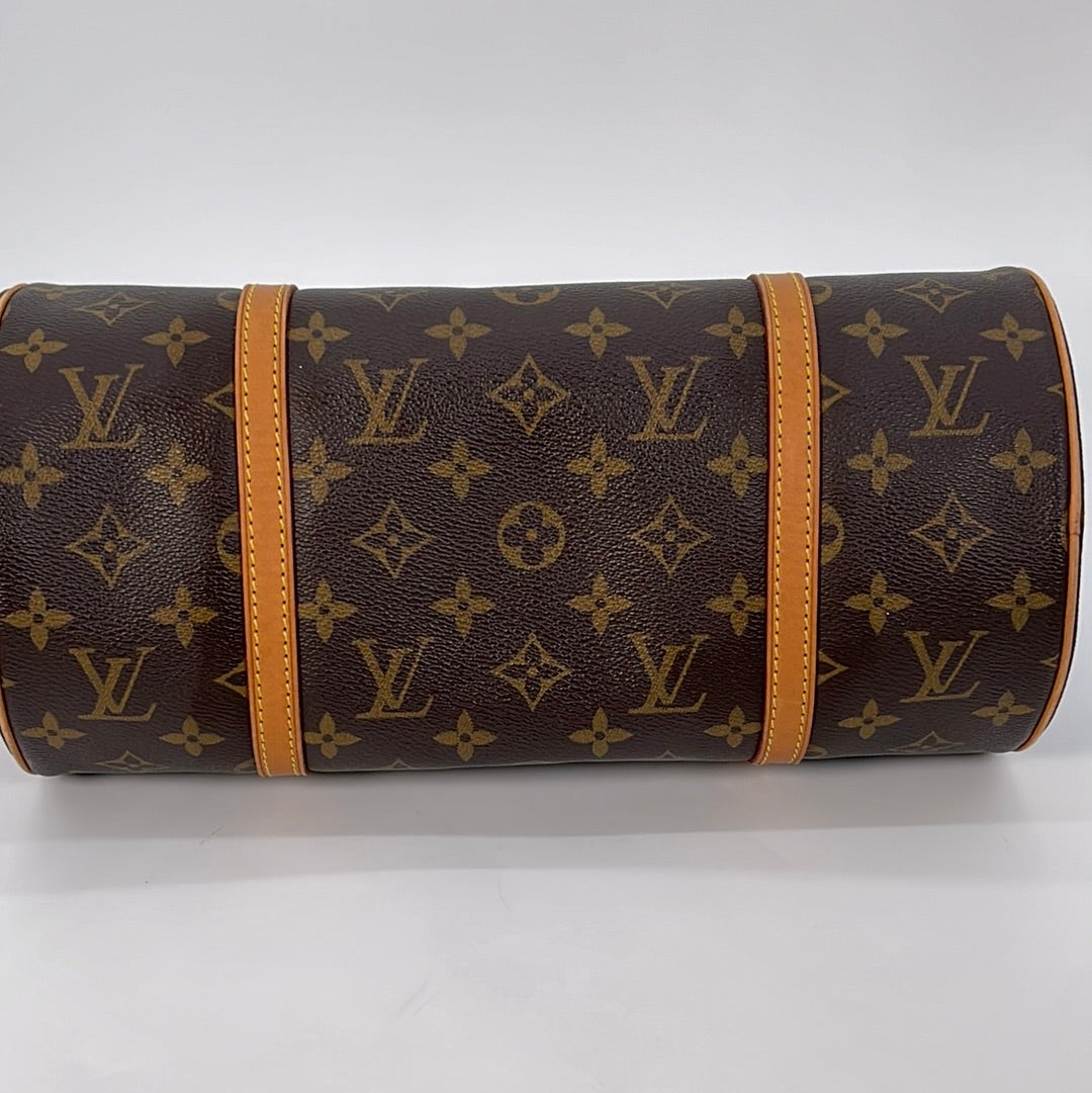 Louis Vuitton Little Papillon M92353 Monogram Satin Red TH0092 Women's  Handbag