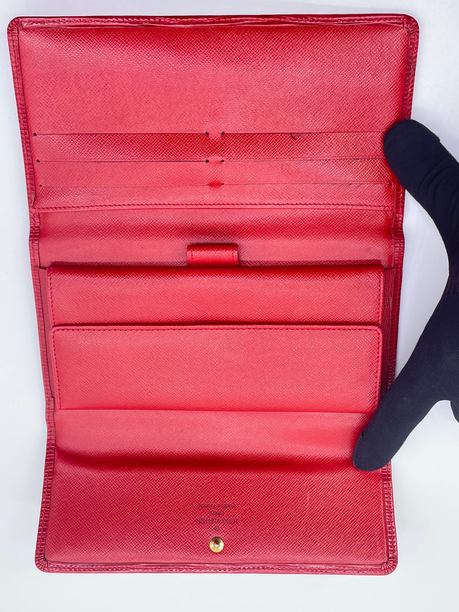 100 % Authentic Louis Vuitton Wallet Tri Fold M61202 Porte Tresor Etui –  Dream-Lab-Japan