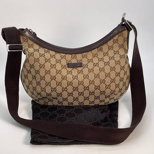 Gucci, Bags, Vintage Gucci Canvas Shoulder Bag Pochette