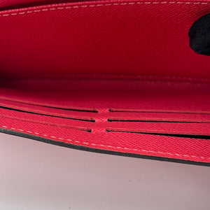 Shop Louis Vuitton EPI 2023 SS Chain Plain Leather Chain Wallet Logo Long  Wallets (M81877, M81876) by Kanade_Japan