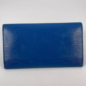 Louis Vuitton Vintage EPI Wallet Blue