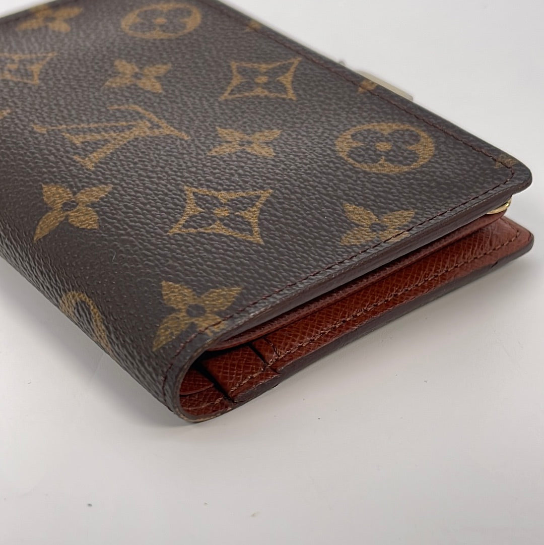 Louis Vuitton 2017 pre-owned Double V continental wallet Rot