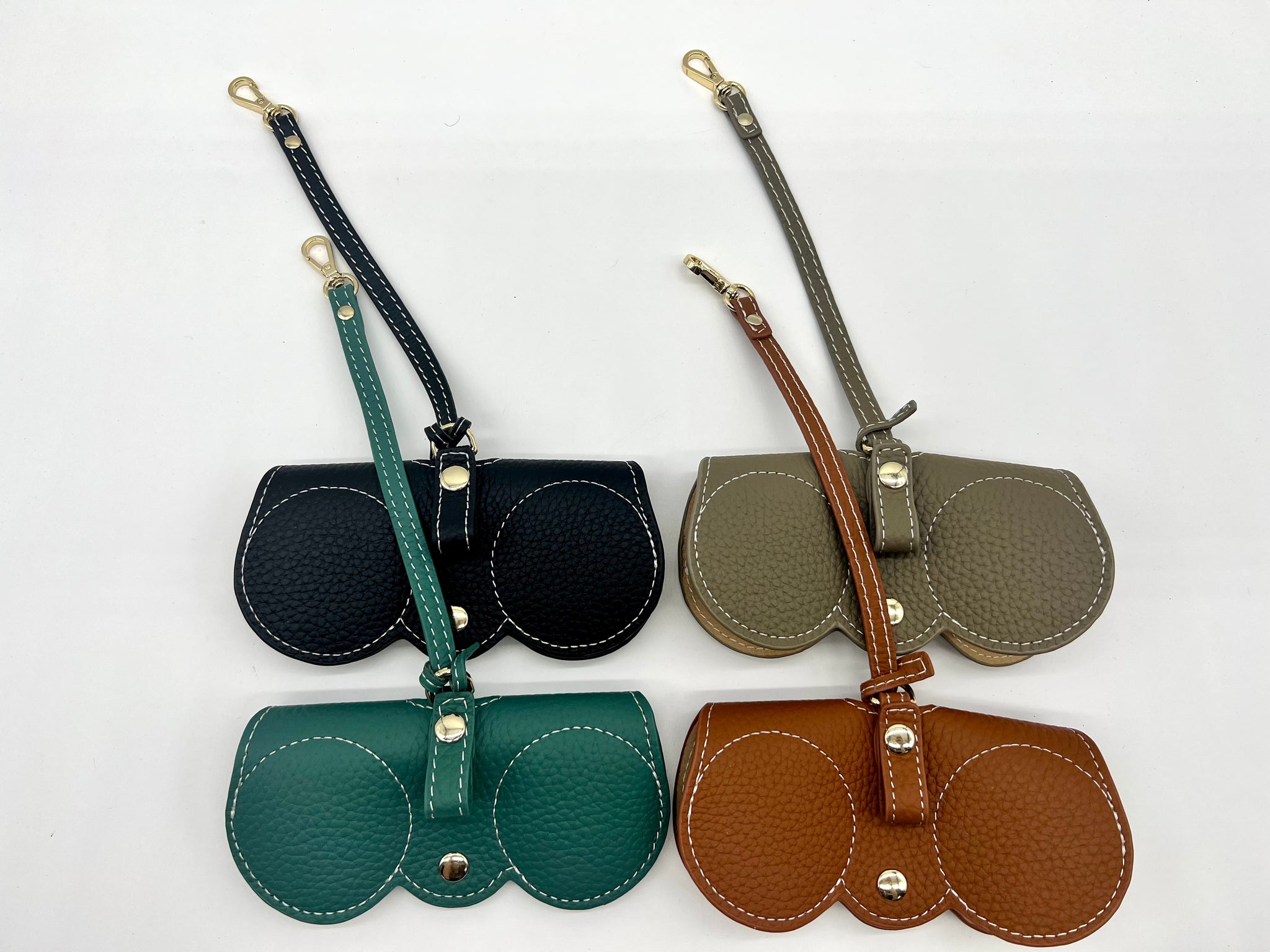 Genuine Leather Sunglass Holder - 3 colors 080724