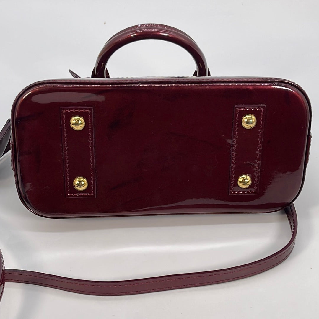 louis vuitton bag, Alma Bag 2012 Red Leather ref.202398 - Joli Closet