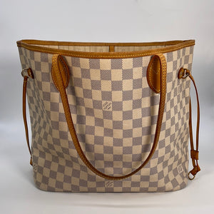 Louis Vuitton pre-owned brown 2009 Damier Ebene Neverfull MM tote bag