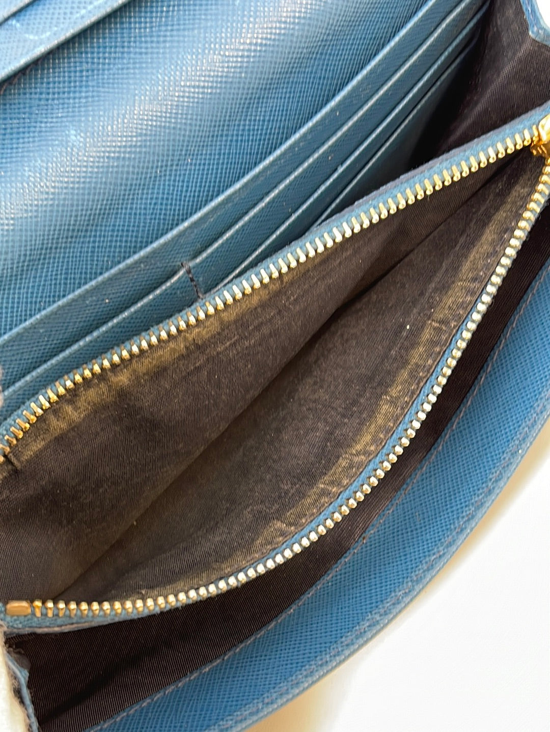 Prada, Bags, Prada Saffiano Leather Black Wallet With Bow Serial Code 224