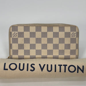 Louis Vuitton Damier Azur Tahitienne Clemence Wallet Zippy Long