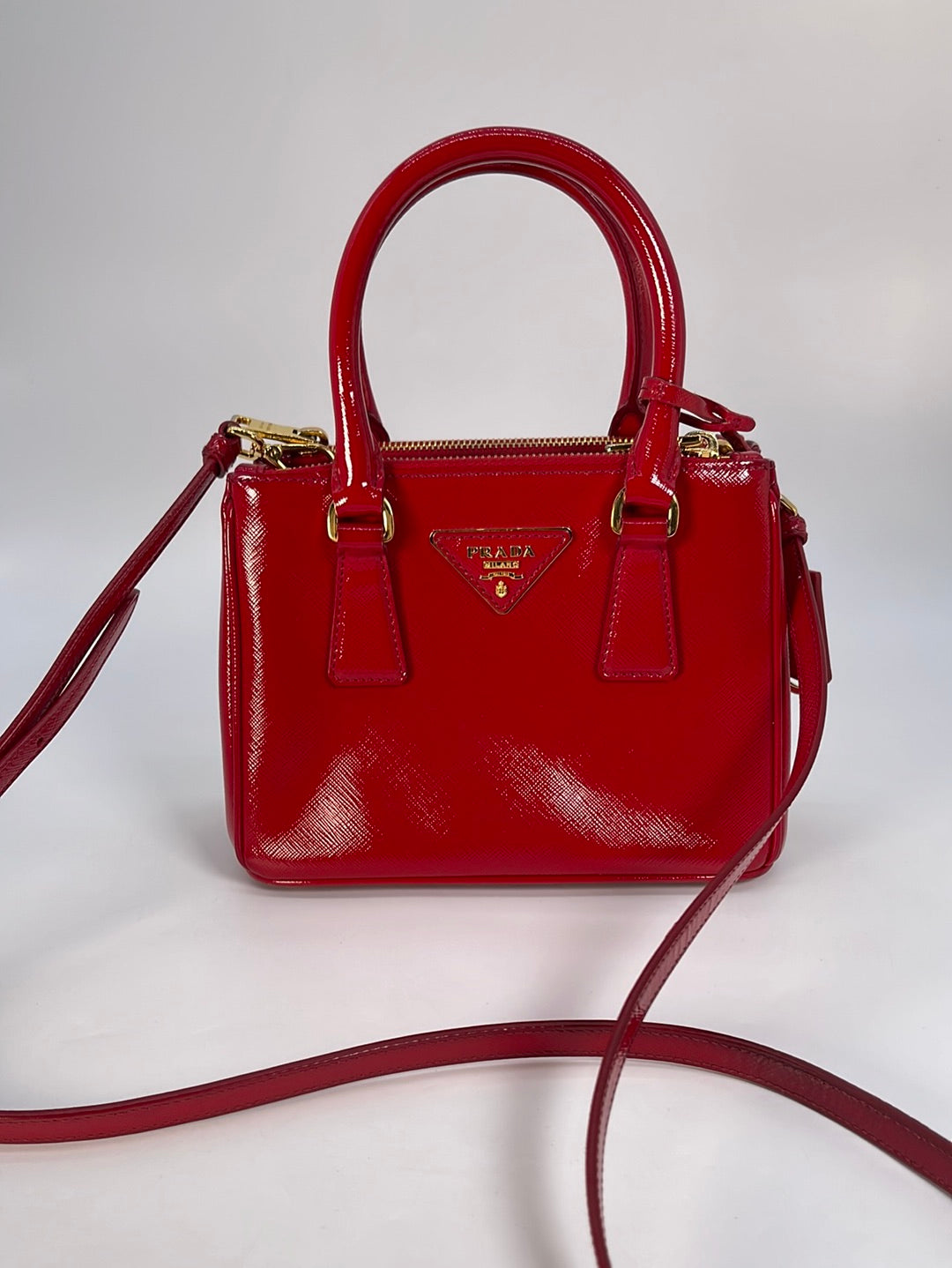 Prada Red Saffiano Bag