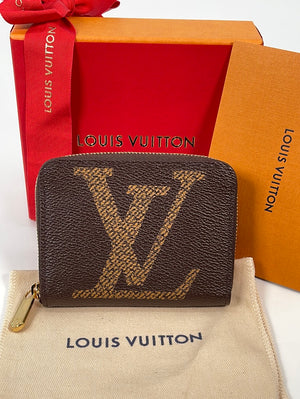 Preloved Louis Vuitton Reverse Giant Monogram Zippy Coin Purse