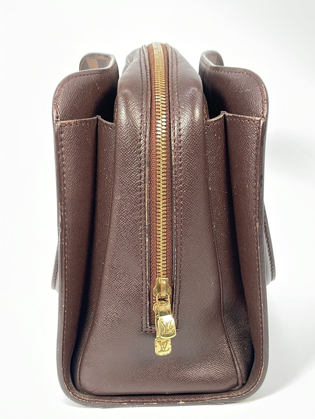 Vivian cloth handbag Louis Vuitton Brown in Cloth - 22679242