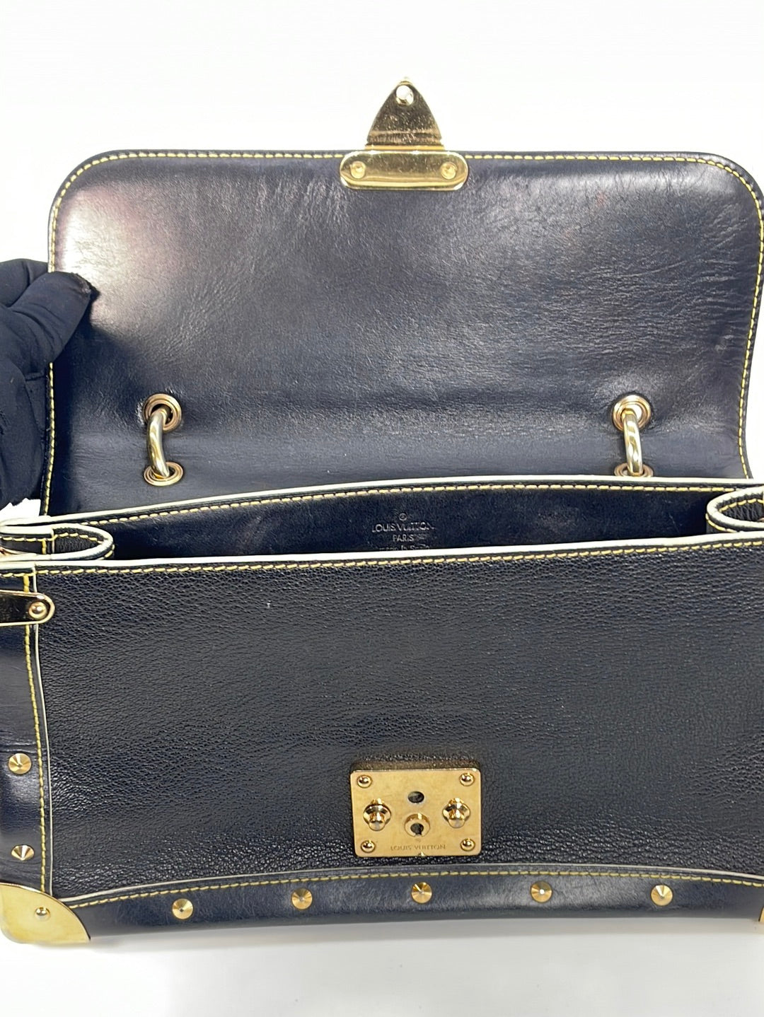 Louis Vuitton Prune Suhali Leather Le Talentueux Bag - Yoogi's Closet