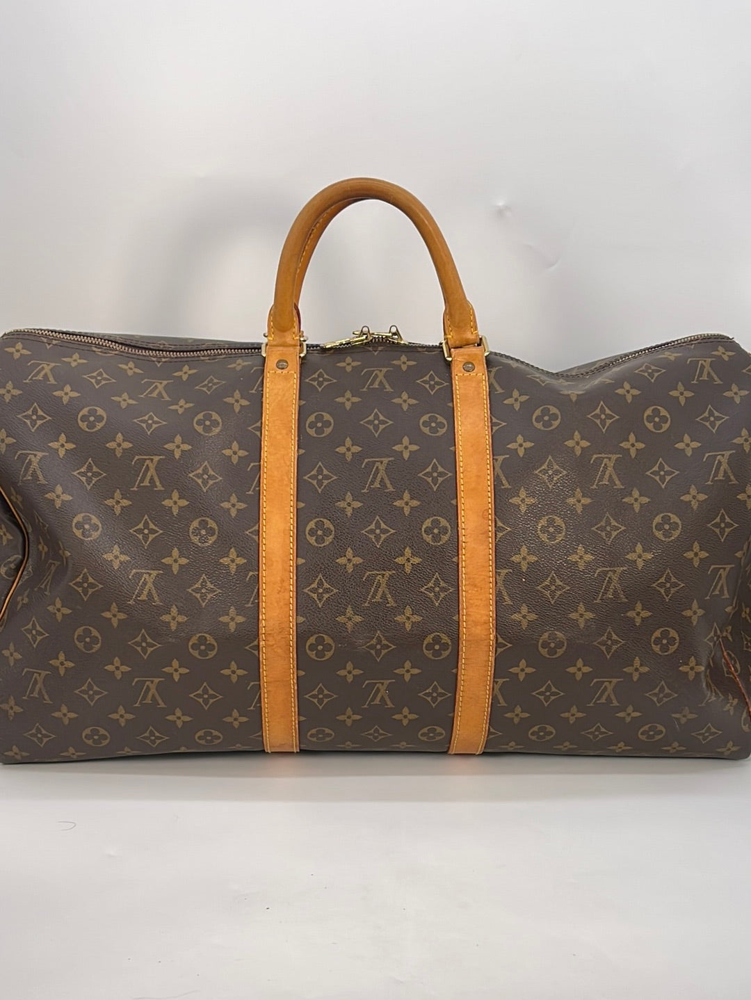 Louis Vuitton Pre-loved Monogram Keepall Bandouliere