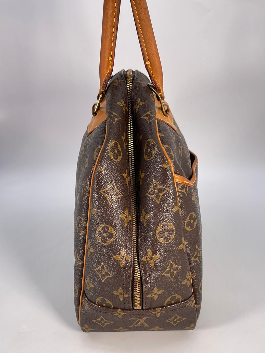Authentic Louis Vuitton Monogram Deauville Hand Bag Purse Preowned