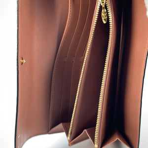 Louis Vuitton Brown Monogram Sarah Wallet – The Closet