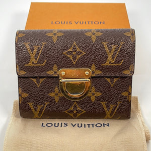 Louis Vuitton Louis Vuitton Red Epi Leather Portefeuille Joey Wallet